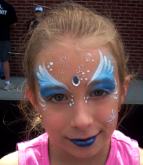 Ice Princess Face Painting