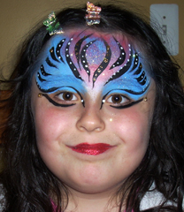 Tiger Princess Face Painting