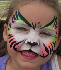 Kitty Princess Face Painting