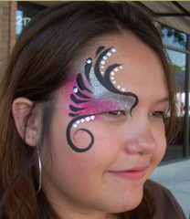 Rudolph Face Painting