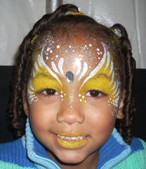 Sunshine Princess Face Painting