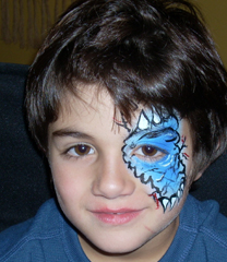 Dragon Eye Face Painting