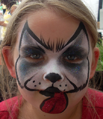 Santa's Helper Face Painting