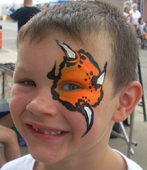 Winter Princess Face Painting