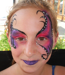Christmas Puppy Face Painting