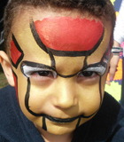 Iron Man Face Painting